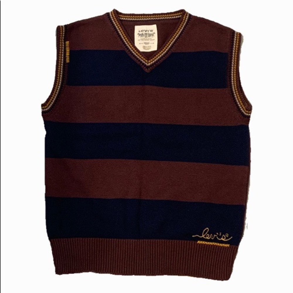 Levi’s striped sweater vest